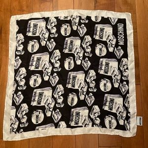 Moschino silk scarf